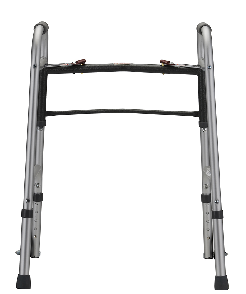 YOUTH FOLDING WALKER W/ 5" WHLS BACK VIEW